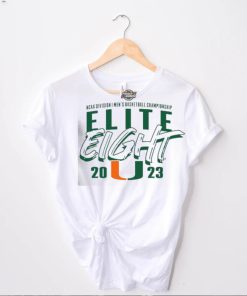 Miami Hurricanes 2023 NCAA Men’s Basketball Tournament March Madness Elite Eight Team shirt