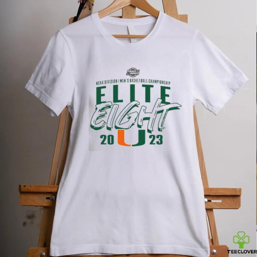 Miami Hurricanes 2023 NCAA Men’s Basketball Tournament March Madness Elite Eight Team shirt Miami Hurricanes 2023 NCAA Men’s Basketball Tournament March Madness Elite Eight Team shirt