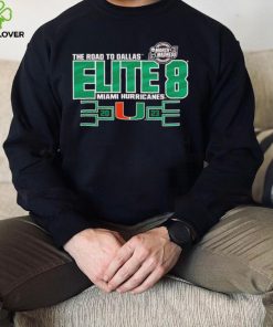 Miami Hurricanes 2023 NCAA Women’s Basketball Tournament March Madness Elite 8 logo shirt