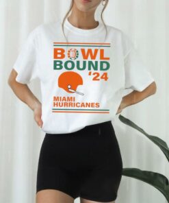 Miami Hurricanes 2024 Bowl Bound Helmet Shirt