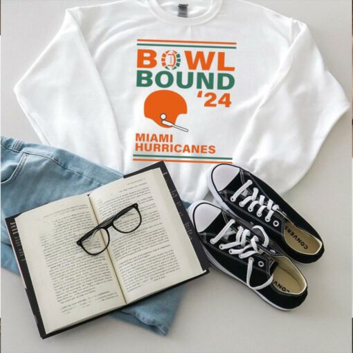 Miami Hurricanes 2024 Bowl Bound Helmet Shirt