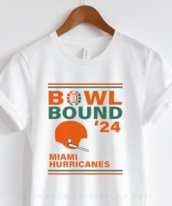 Miami Hurricanes 2024 Bowl Bound Helmet Shirt