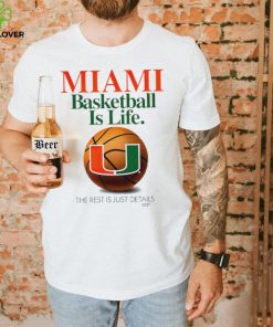 Miami Hurricanes Basketball is Life the rest is just Details shirt