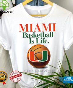 Miami Hurricanes Basketball is Life the rest is just Details shirt