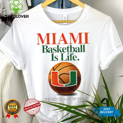 Miami Hurricanes Basketball is Life the rest is just Details shirt