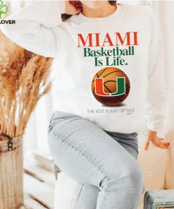 Miami Hurricanes Basketball is Life the rest is just Details shirt