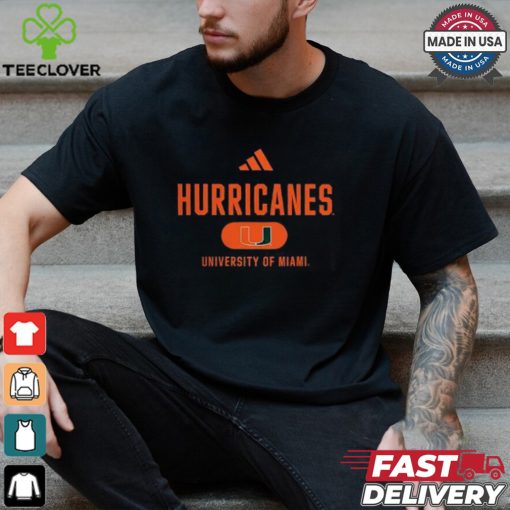 Miami Hurricanes Black Training Shirt