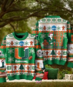 Miami Hurricanes Christmas Edition Ugly Sweater