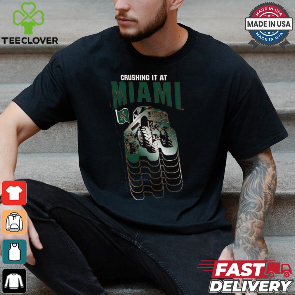 Miami Hurricanes Colosseum Toddler Crushing It T Shirt Miami Hurricanes Colosseum Toddler Crushing It T Shirt