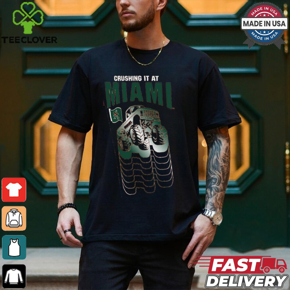 Miami Hurricanes Colosseum Toddler Crushing It T Shirt Miami Hurricanes Colosseum Toddler Crushing It T Shirt