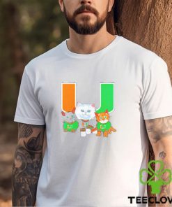 Miami Hurricanes Cute Cats Shirt
