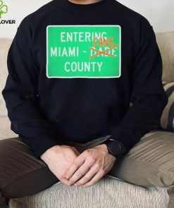 Miami Hurricanes Entering Miami Cane County Shirt