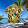 Michigan State Spartans Black Floral Hawaiian Shirt