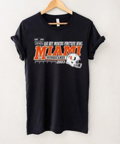 Miami Hurricanes Football 2023 First Responder Bowl Bound Shirt