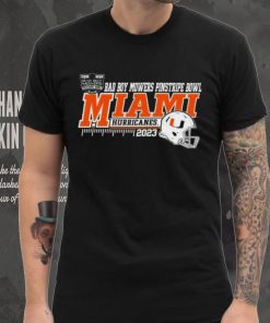 Miami Hurricanes Football 2023 First Responder Bowl Bound Shirt