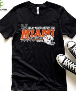 Miami Hurricanes Football 2023 First Responder Bowl Bound Shirt