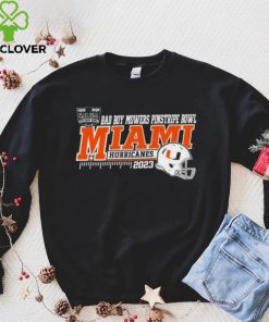 Miami Hurricanes Football 2023 First Responder Bowl Bound Shirt