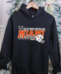 Miami Hurricanes Football 2023 First Responder Bowl Bound Shirt