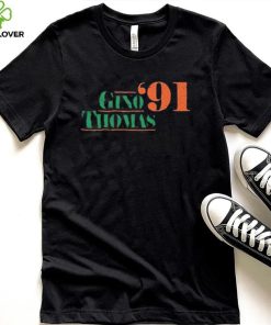 Miami Hurricanes Gino Thomas ’91 Shirt