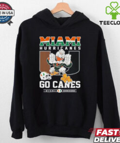 Miami Hurricanes Go Canes Mascot Football Shirt 2 Miami Hurricanes Go Canes Mascot Football Shirt