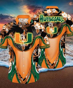 Miami Hurricanes NCAA Hawaiian Shirt Long Days Aloha Shirt