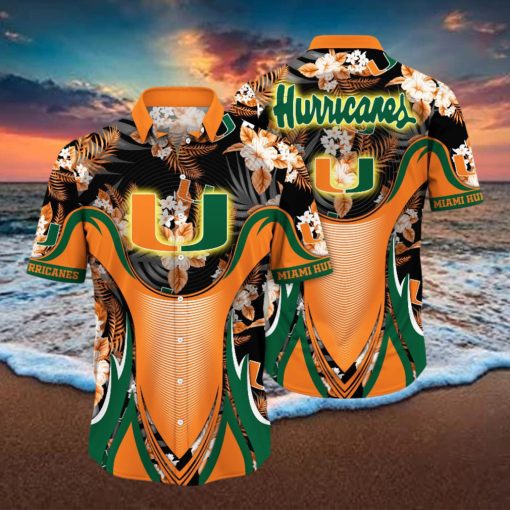 Miami Hurricanes NCAA Hawaiian Shirt Long Days Aloha Shirt