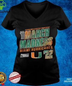 Miami Hurricanes NCAA Men's Basketball March Madness Graphic Unisex T T shirt