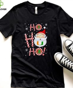 Miami Hurricanes Santa Claus ho ho ho shirt