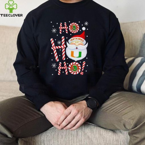 Miami Hurricanes Santa Claus ho ho ho hoodie, sweater, longsleeve, shirt v-neck, t-shirt