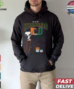 Miami Hurricanes Snoopy Painting Shirt