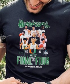 Miami Hurricanes Team 2023 NCAA Mens Final Four Houston Texas shirt