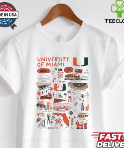 Miami Hurricanes Vive La Fete Infant Impressions artwork shirt
