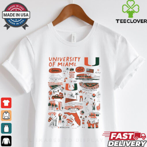 Miami Hurricanes Vive La Fete Infant Impressions artwork shirt