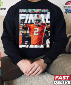 Miami Hurricanes Wins 38 34 Virginia Tech Football 2024 ACC Game Final Score T Shirt