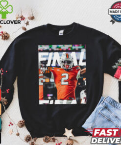 Miami Hurricanes Wins 38 34 Virginia Tech Football 2024 ACC Game Final Score T Shirt