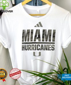 Miami Hurricanes adidas AEROREADY Military Appreciation Pregame T Shirt