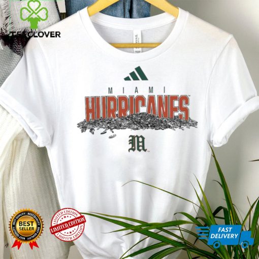 Miami Hurricanes adidas Baseball Sunflower Seeds T Shirt