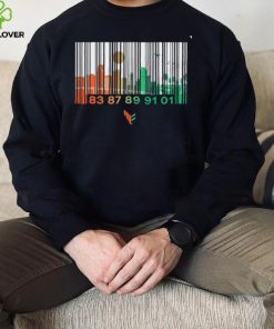 Miami Hurricanes barcode shirt