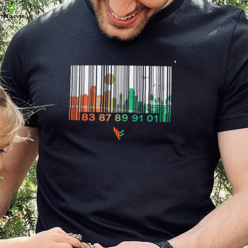 Miami Hurricanes barcode shirt Miami Hurricanes barcode shirt