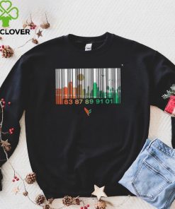 Miami Hurricanes barcode shirt