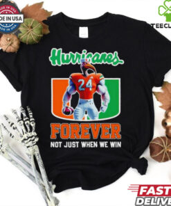 Miami Hurricanes forever not just when we win mascot shirt