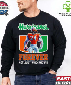 Miami Hurricanes forever not just when we win mascot shirt
