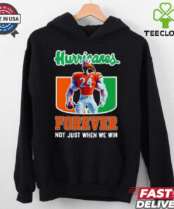 Miami Hurricanes forever not just when we win mascot shirt
