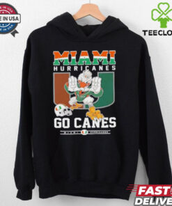 Miami Hurricanes go canes mascot shirt