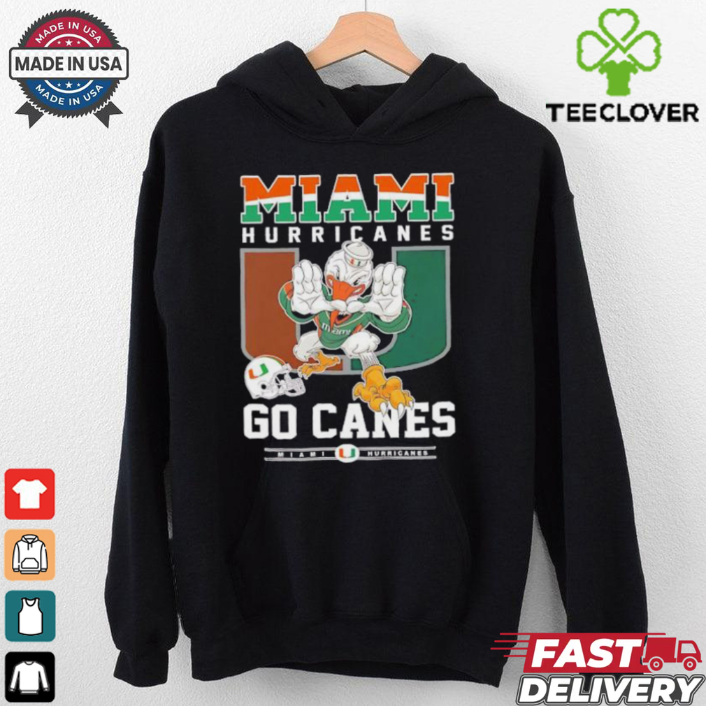 Miami Hurricanes go canes mascot shirt Miami Hurricanes go canes mascot shirt