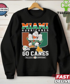 Miami Hurricanes go canes mascot shirt