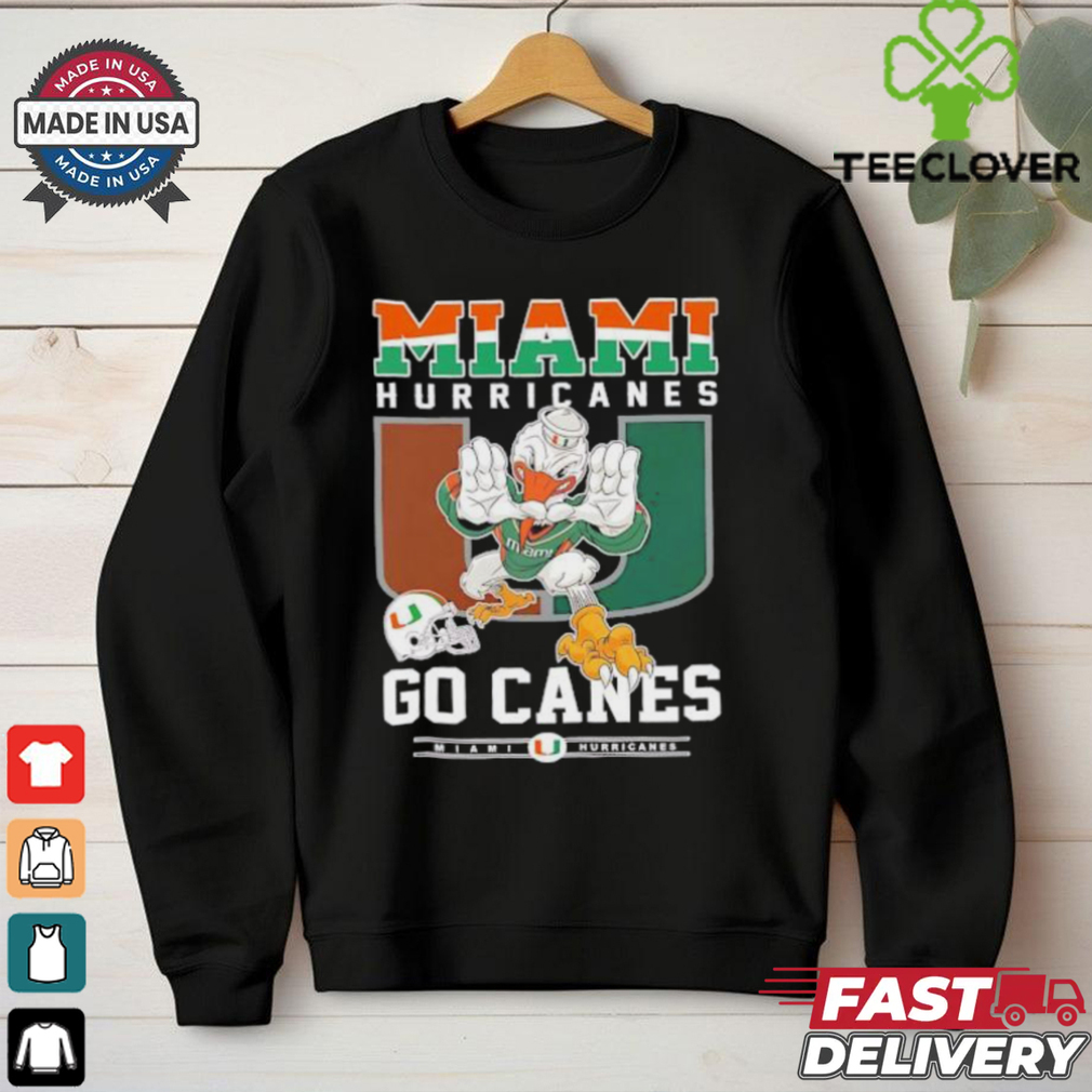 Miami Hurricanes go canes mascot shirt Miami Hurricanes go canes mascot shirt