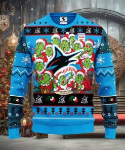 Miami Marlins 12 Grinch Xmas Day Christmas Ugly Sweater