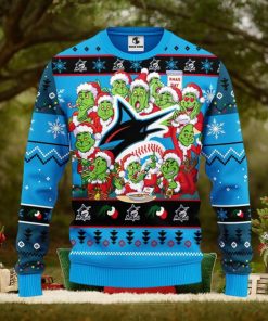 Miami Marlins 12 Grinch Xmas Day Christmas Ugly Sweater