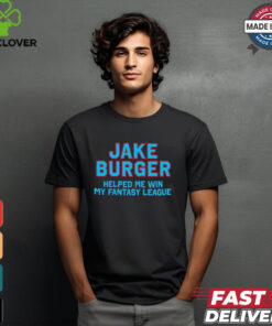 Miami Marlins Jake Burger helped me win my fantasy league shirt